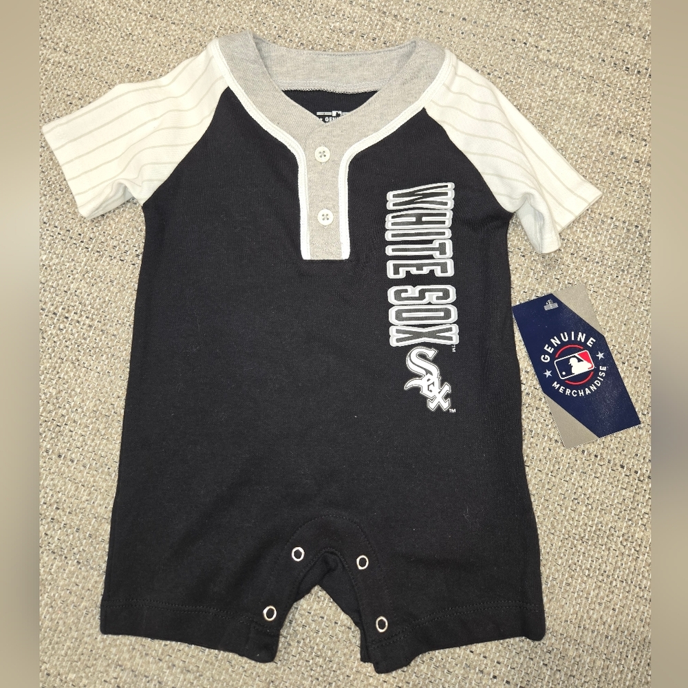 NWT White Sox Romper~ 3-6M